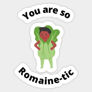 Vegetable Romance pun Sticker